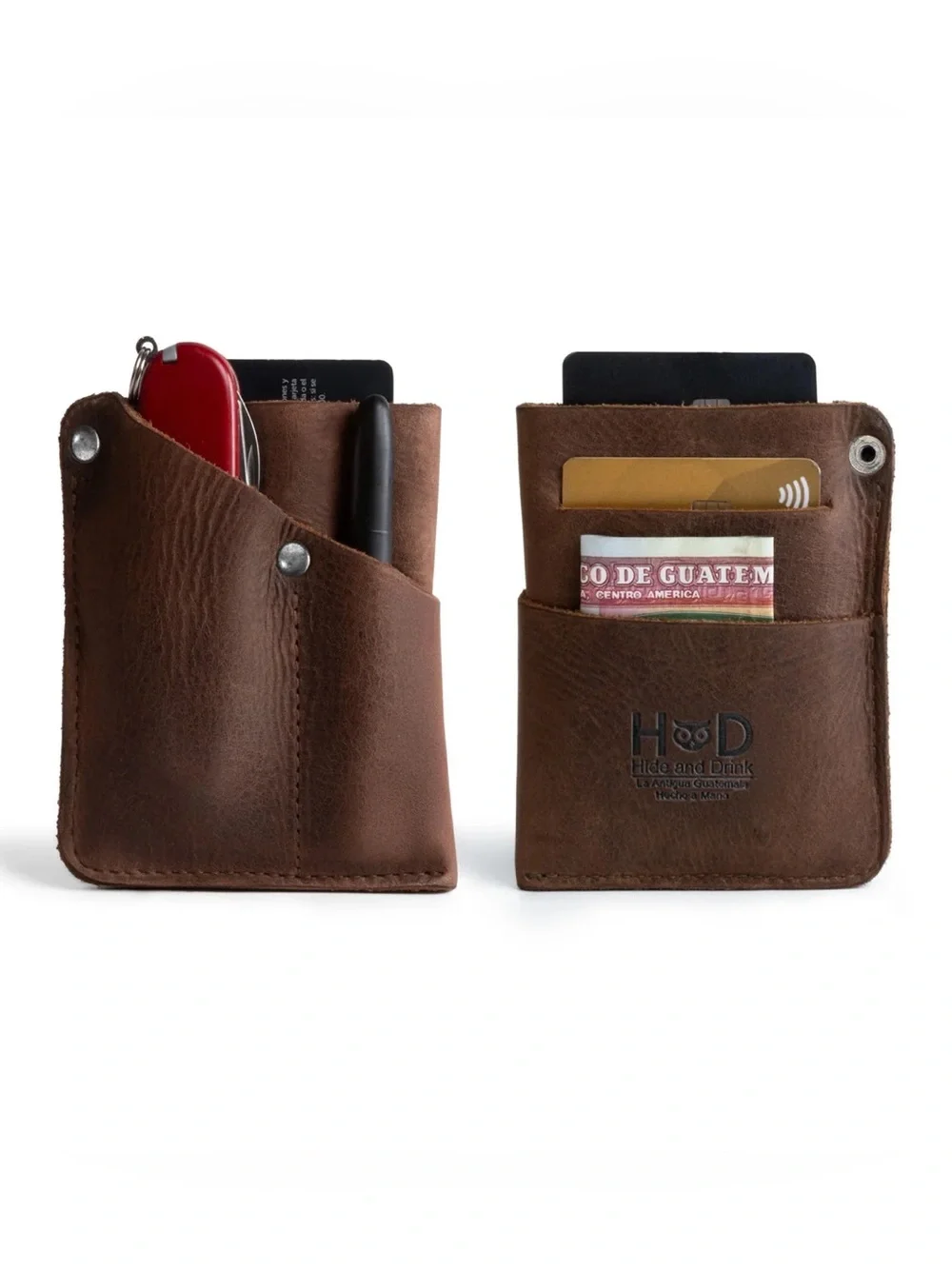 Hide & Drink EDC Leather Pocket Wallet